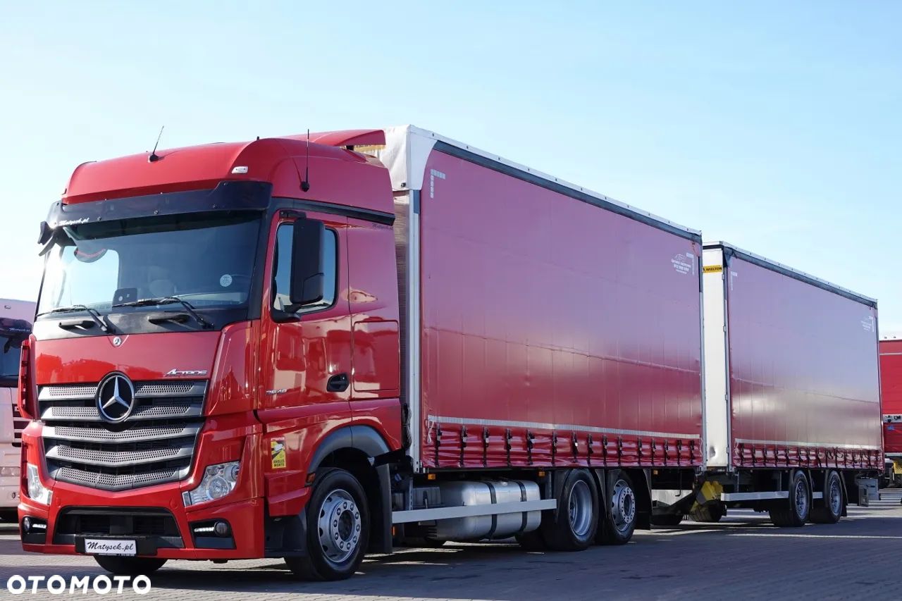Mercedes-Benz ACTROS 2548 / ZESTAW TANDEM 120 M3 / PRZEJAZDOWY / KLIMA POSTOJOWA / BIG SPACE / PO ZŁOTYM KONTRAKCIE SERWISOWYM - 1