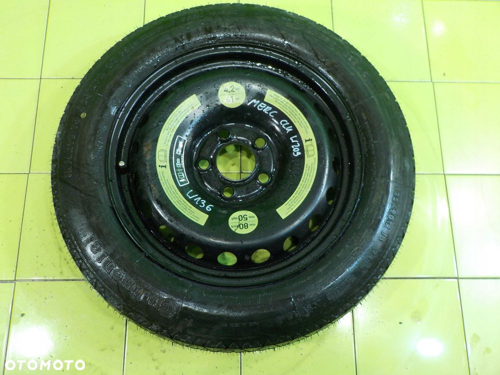 MERCEDES CLK W209 kolo dojazdowe 125/90/16 5x112 - 1