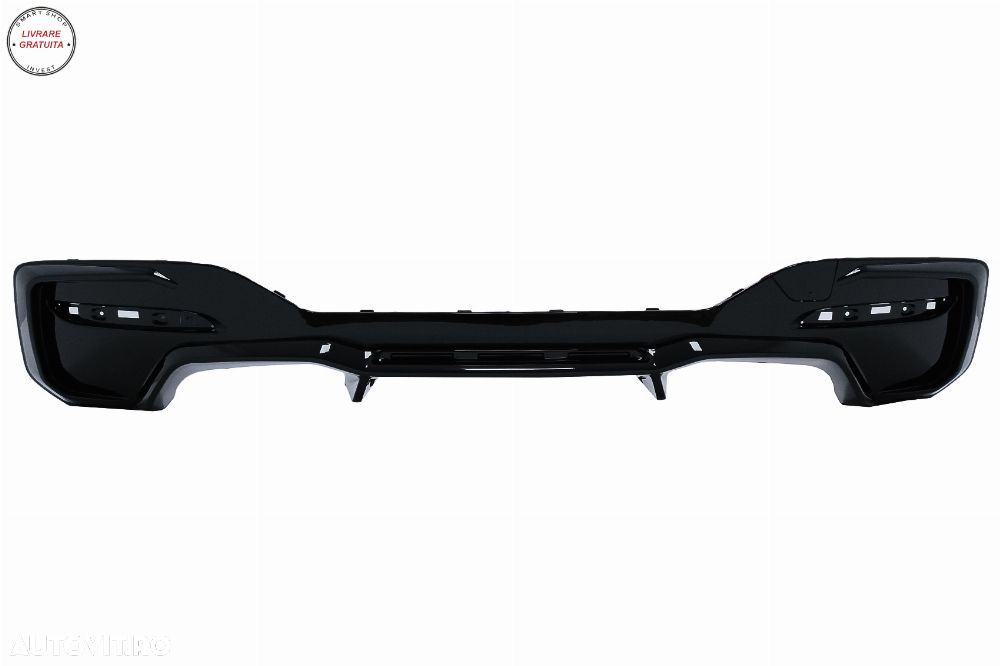 Difuzor Bara Spate Evacuare Dubla BMW Seria 1 F20 F21 LCI (2015-2019) M2 Design Ne- livrare gratuita - 1