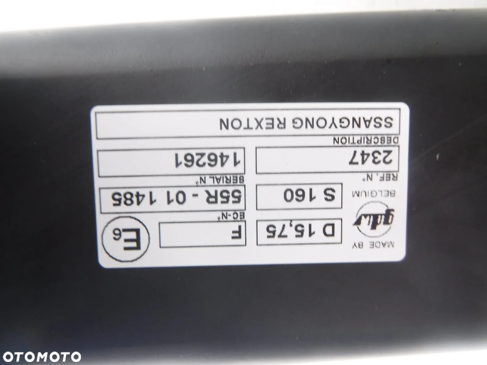 ssang yong ssangyong y400 17r- hak holowniczy nowy oryginał gdw - 5