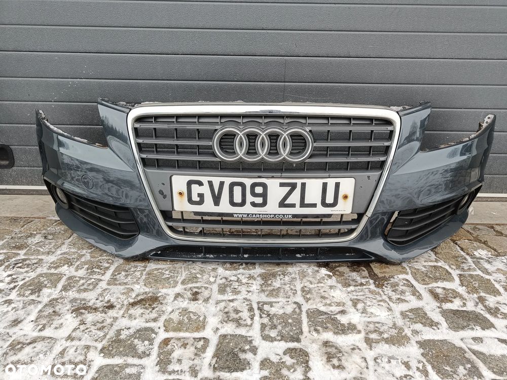 Zderzak przedni Audi A4 B8 Przód Atrapa Halogeny LZ7H - 1