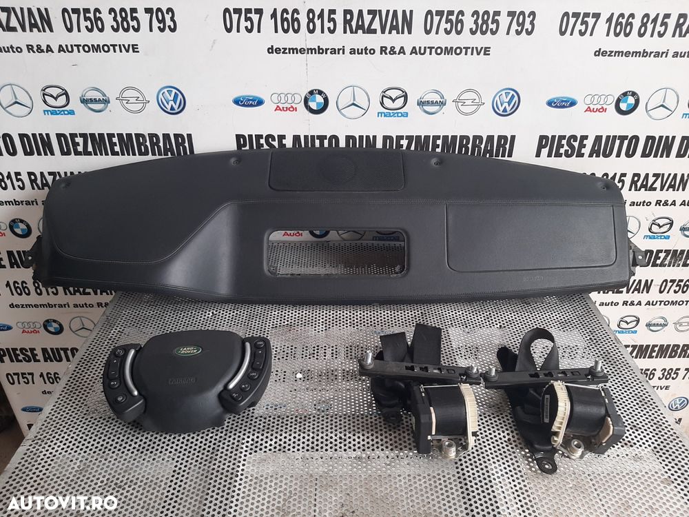 Plansa Bord Kit Airbag Land Rover Range Rover Vogue L322 Volan Stanga An 2005-2006-2007-2008-2009-2 - 4