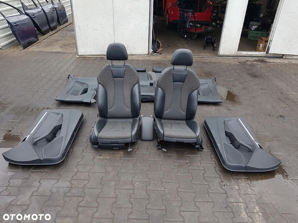 AUDI A3 8V 13-16r S-LINE HB FOTELE PÓŁSKÓRY KANAPA 3D - 1