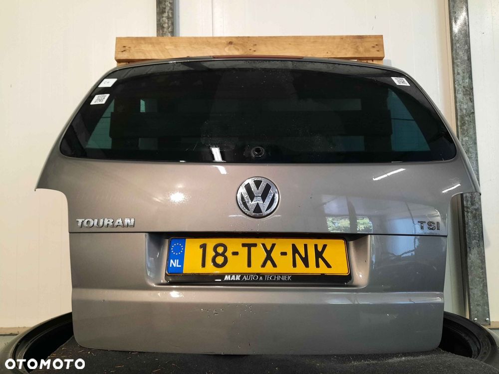^ KLAPA TYŁ TYLNA BAGAŻNIKA VW VOLKSWAGEN TOURAN LIFT FL LD7X SZARY GRAFITOWY - 5
