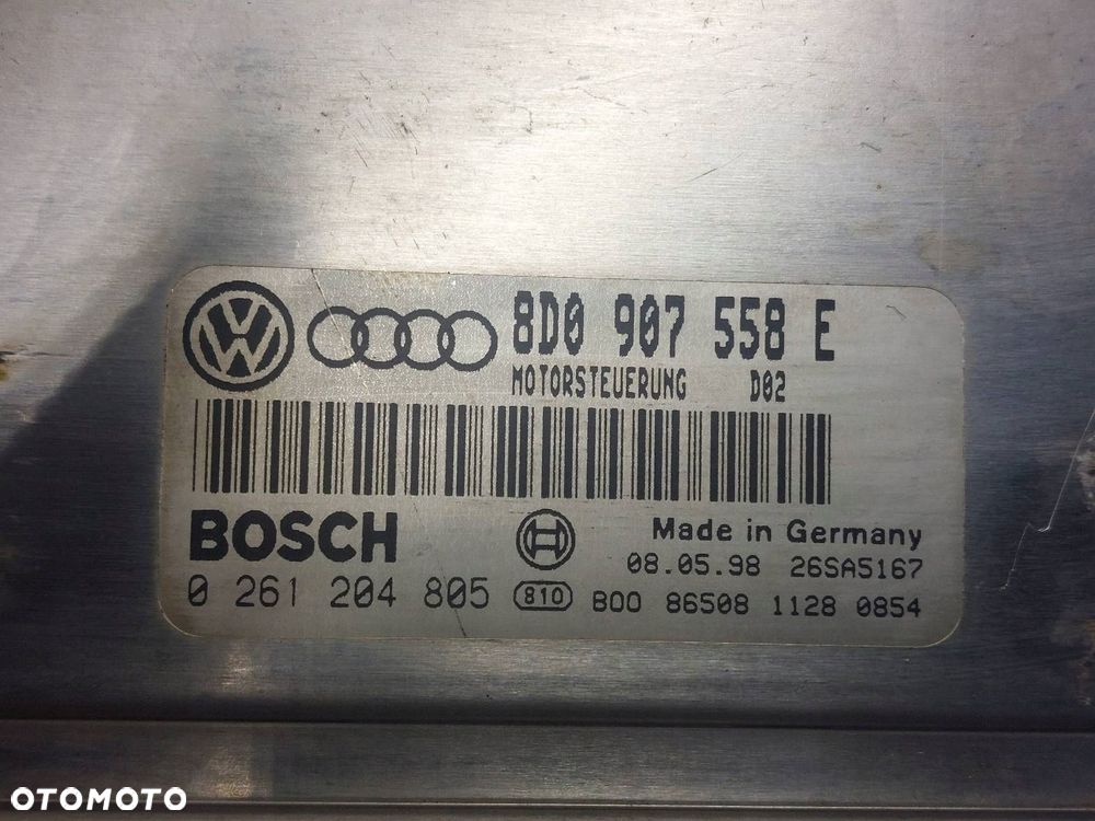 ZESTAW STARTOWY AUDI A4 B5 8D0907558E 4B0905851C 8D0919861C - 2