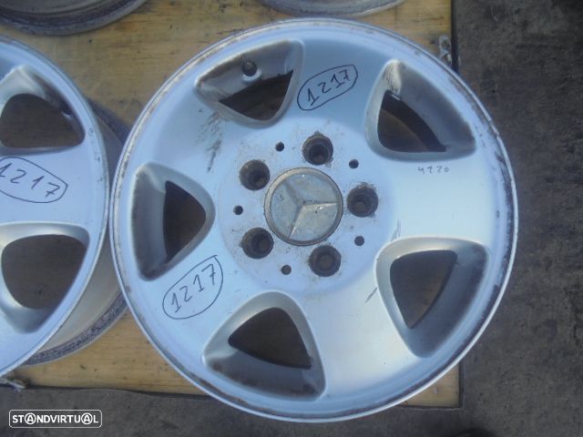 Jogo De Jantes Jgjant1217 MERCEDES W168 1998 A140 82CV 5P CINZA ET54 5X15 5X112 66.3MM - 1