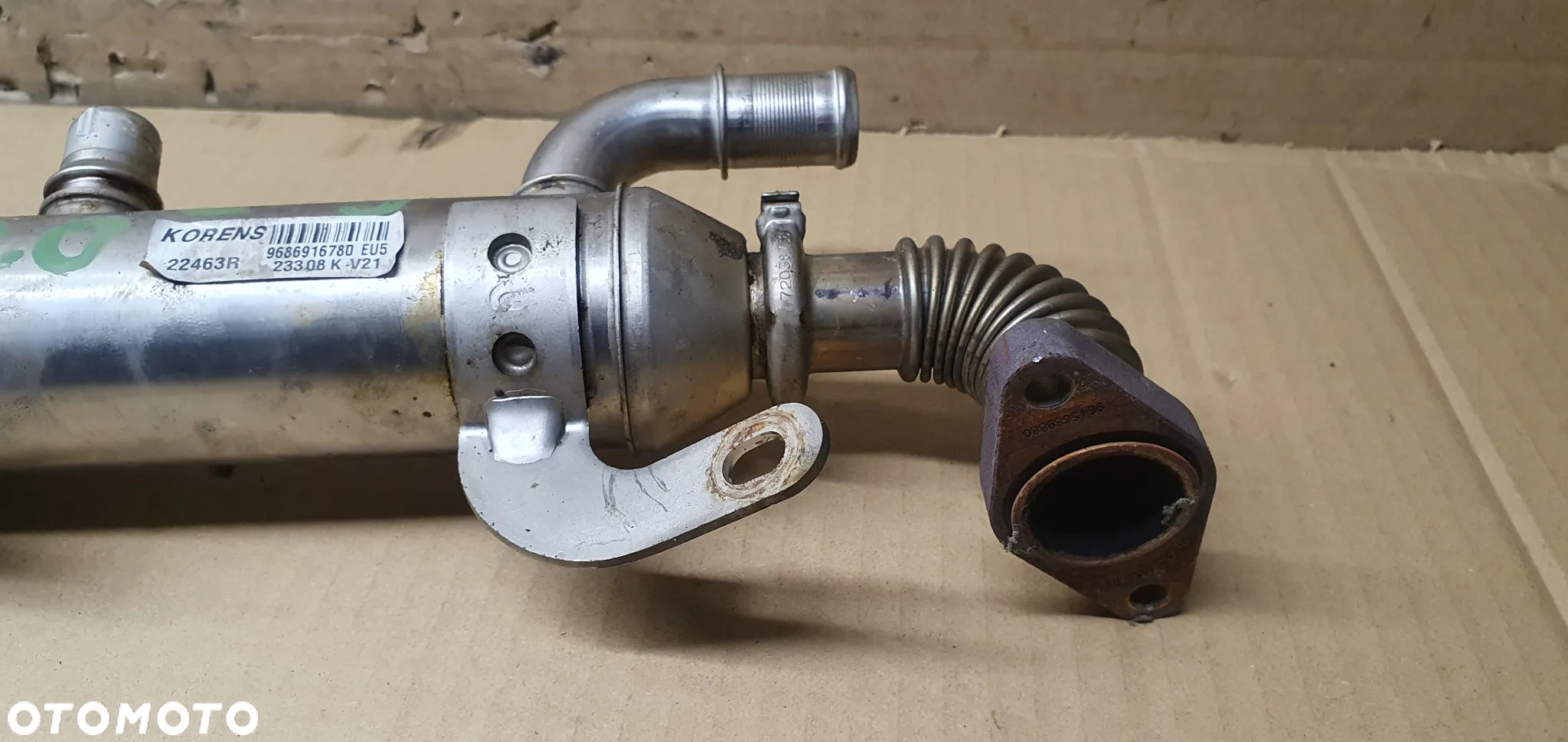 Zawór EGR chłodnica chłodniczka Citroen C5 III 2.0 HDI 9681825280 9686916780 - 4