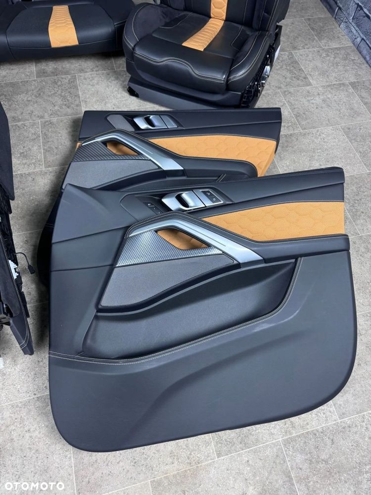 FOTELE BMW X6M F96 NOWE COMPETITION EUROPA KUBEŁKI KOMPLETNY ŚRODEK M-POWER - 6