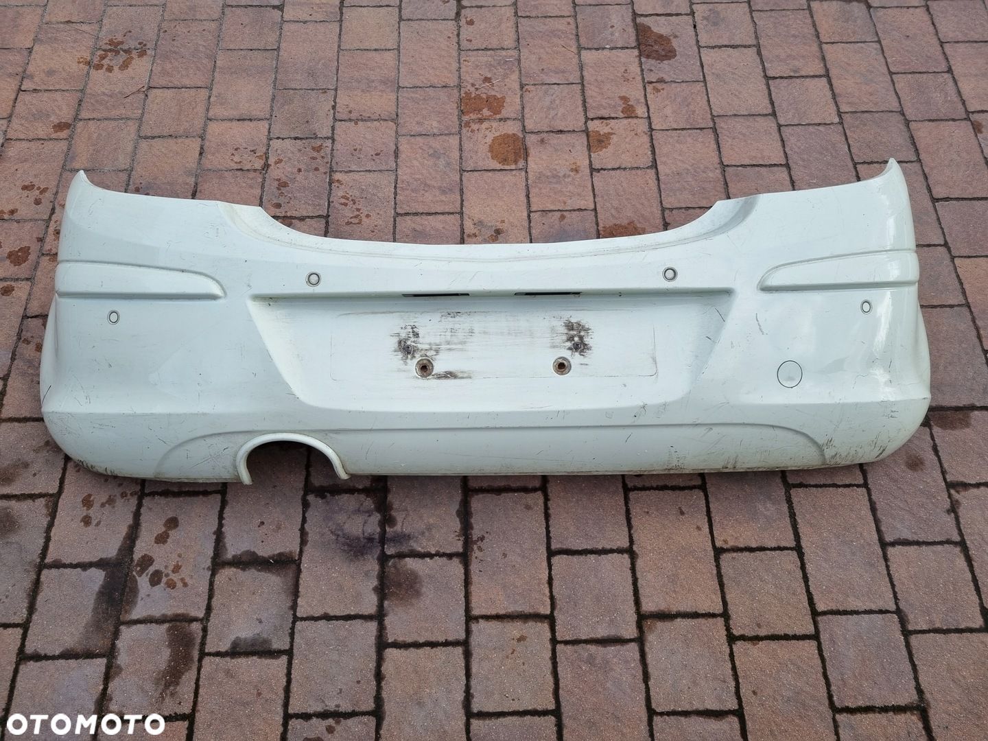 opel corsa D 06- 5drzwi 5D zderzak tył oryginał 13179916 wiązka i czujniki - 1