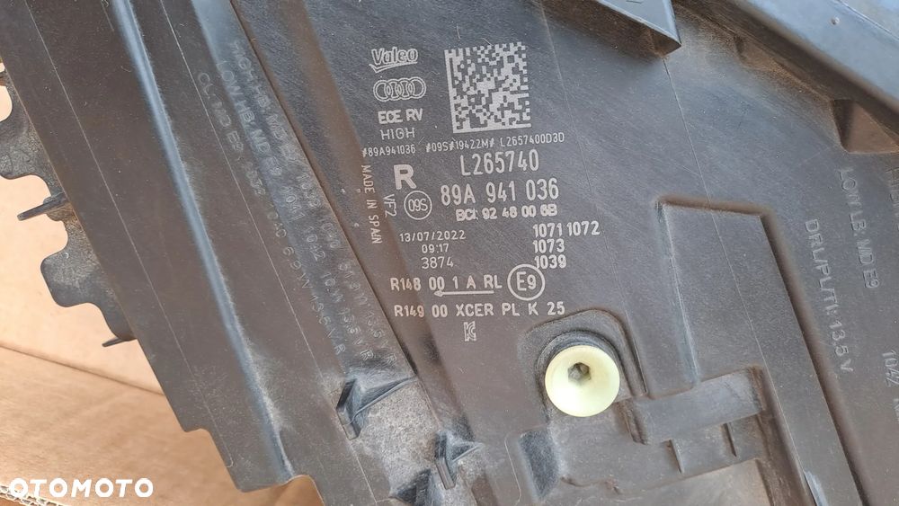 AUDI Q4 89A E-TRON MATRIX PRAWA LAMPA PRZÓD PRZEDNIA 89A941036 - 4