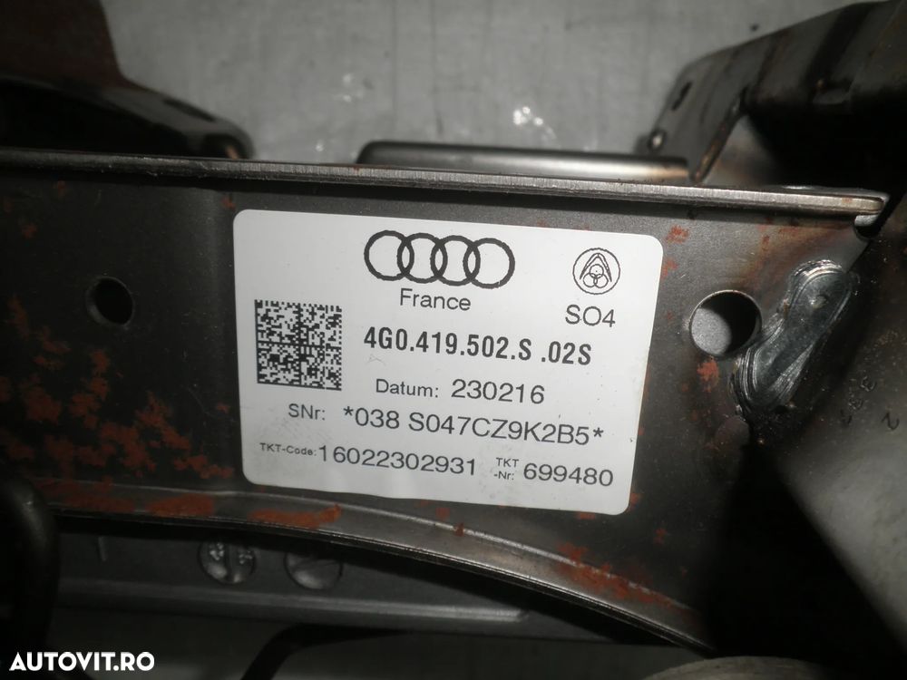 Coloana volan Audi A6 C7 Facelift 2016 4G0419502S - 3