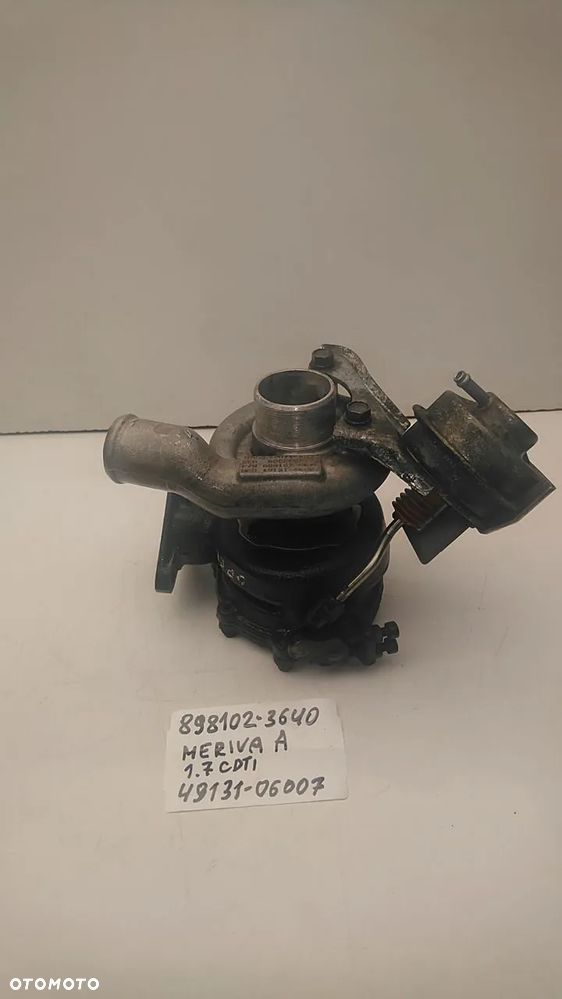 TURBO TURBOSPRĘŻARKA OPEL MERIVA A COMBO C CORSA C ASTRA H III 1.7 CDTI DIEASEL 4510069 / CZERWONA GUMKA - 8