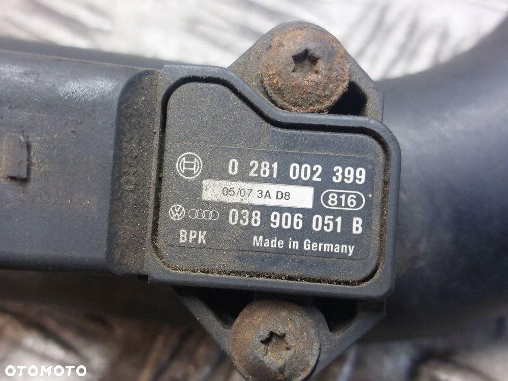 RURA POWIETRZA INTERCOOLERA + MAPSENSOR POLO IV 1.9 TDI 6Q0145770AB - 3