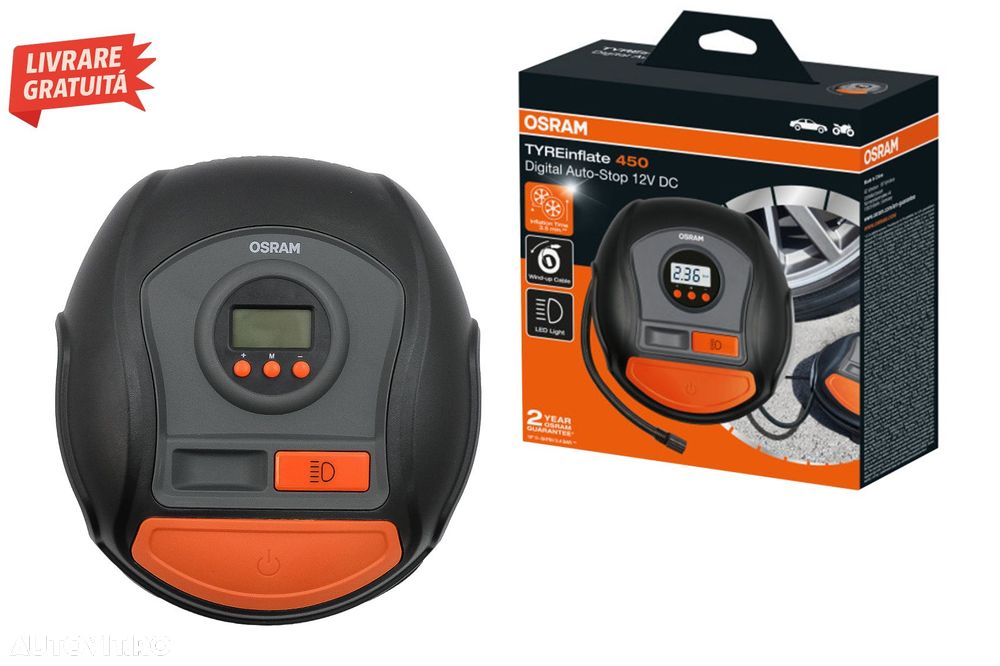 Compresor Auto OSRAM TYREinflate 450 OTI450- livrare gratuita - 1