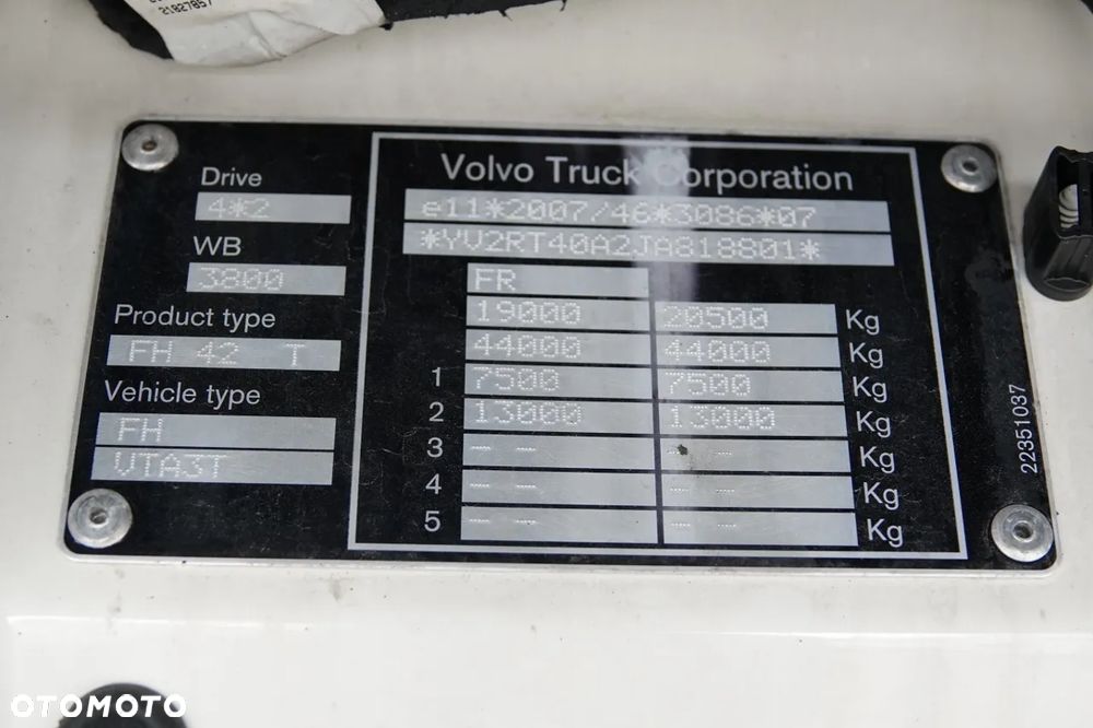 Volvo FH 500 / KLIMATYZACJA POSTOJOWA / I-SHIFT / - 38