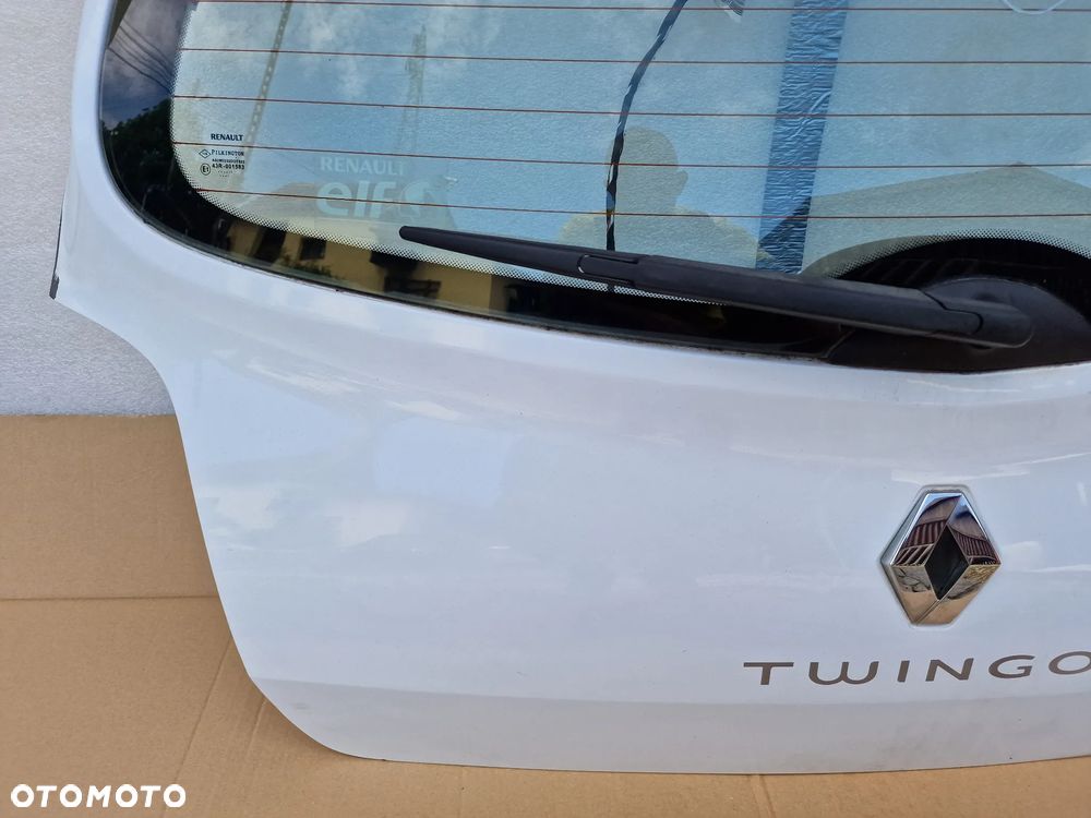 RENAULT TWINGO II 07-12 KLAPA TYLNA TYLNIA TYŁ KOMPLETNA BIAŁA , NR AUKCJI KL2 - 5