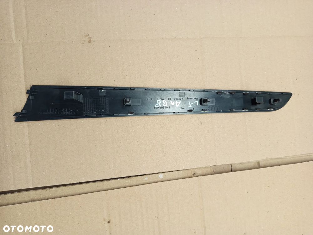 AUDI A4 B8 SEDAN 08-12 1.8 TFSI LISTWA DEKOR DRZWI 8K0867420 - 12