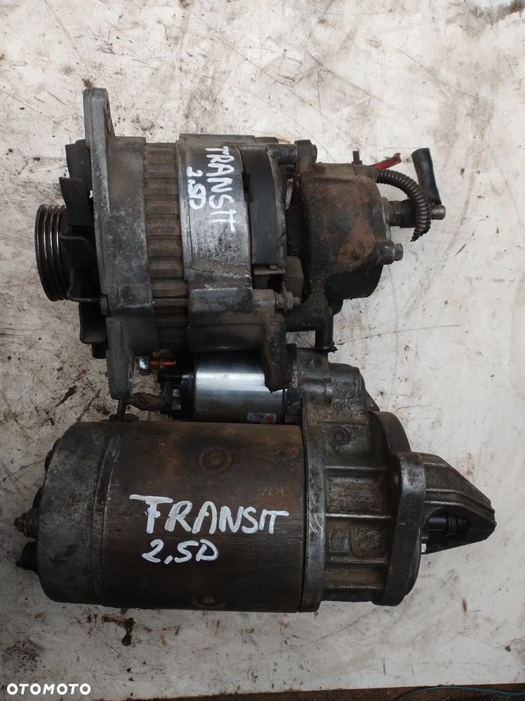 FORD TRANSIT 2,5TD 2,5d rozrusznik alternator - 2