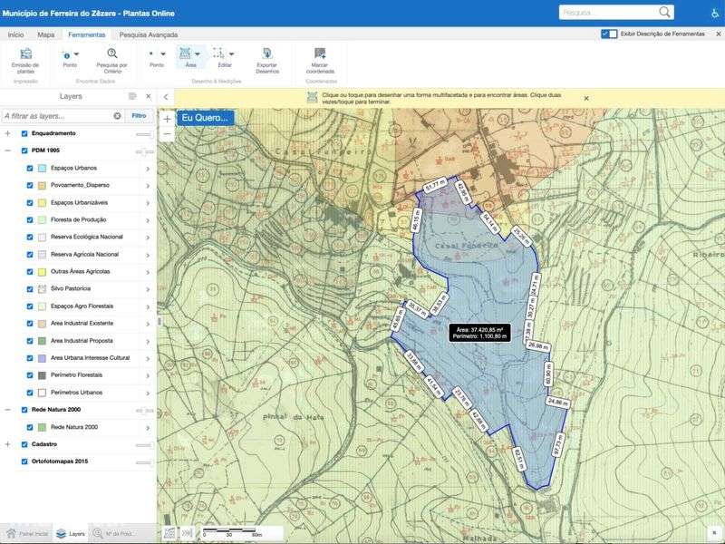 Arrenda-se terreno com 3.8 hectares, muita agua e energia - Grande imagem: 2/5