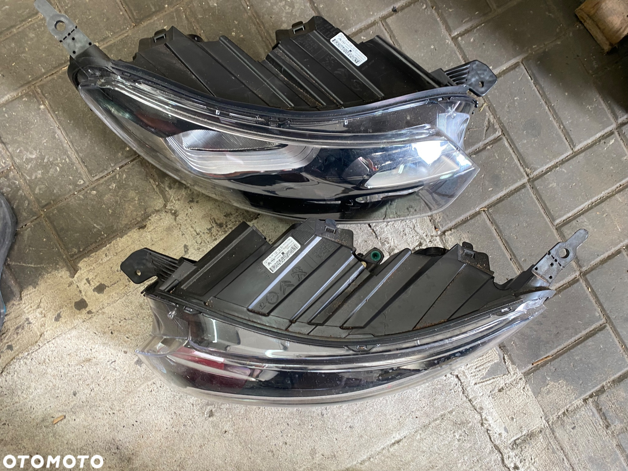 Lampy przednie L+P 9808567780-00 9808567680-00 Citroen Jumpy NOWE ORG. - 3