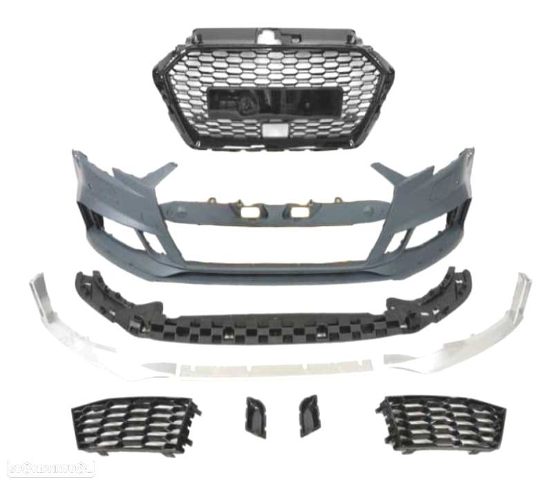PARA-CHOQUES FRONTAL AUDI A3 SPORTBACK 16- LOOK R53 - 2