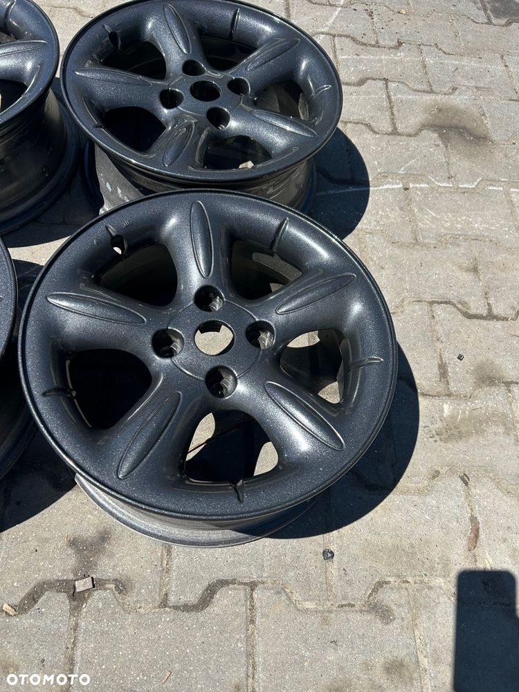 Alufelgi Peugeot Citroen 15 cali 4x108 oryginalne czarne - 7
