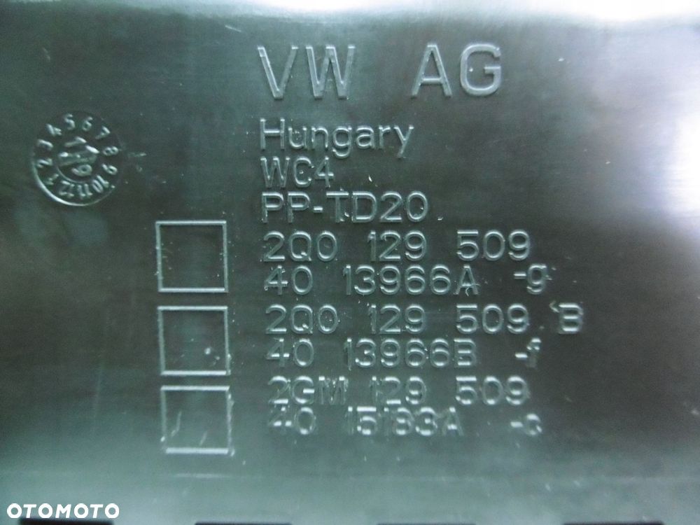 vw, skoda, seat - kierownica powietrza, wlot - 6