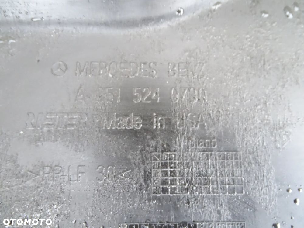 ML W164 Osłona pod zderzak silnik  2515240730 - 2