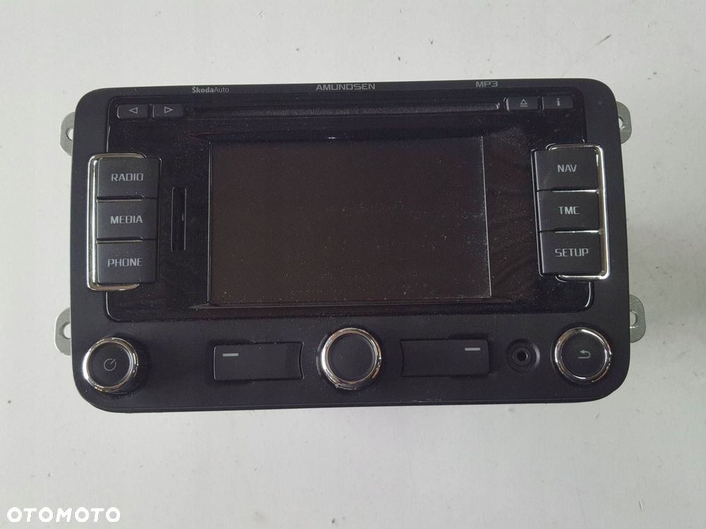 SKODA OCTAVIA 2 II LIFT 08-12r RADIO NAWIGACJA 3T0035191A - 1
