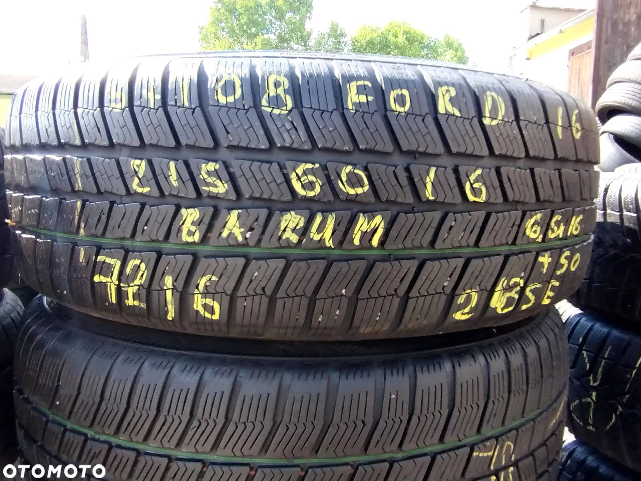 215/60R16 Opony Zimowe Zima BARUM POLARIS 3 Legnica ALU-RAD 215/60 7,5mm - 2