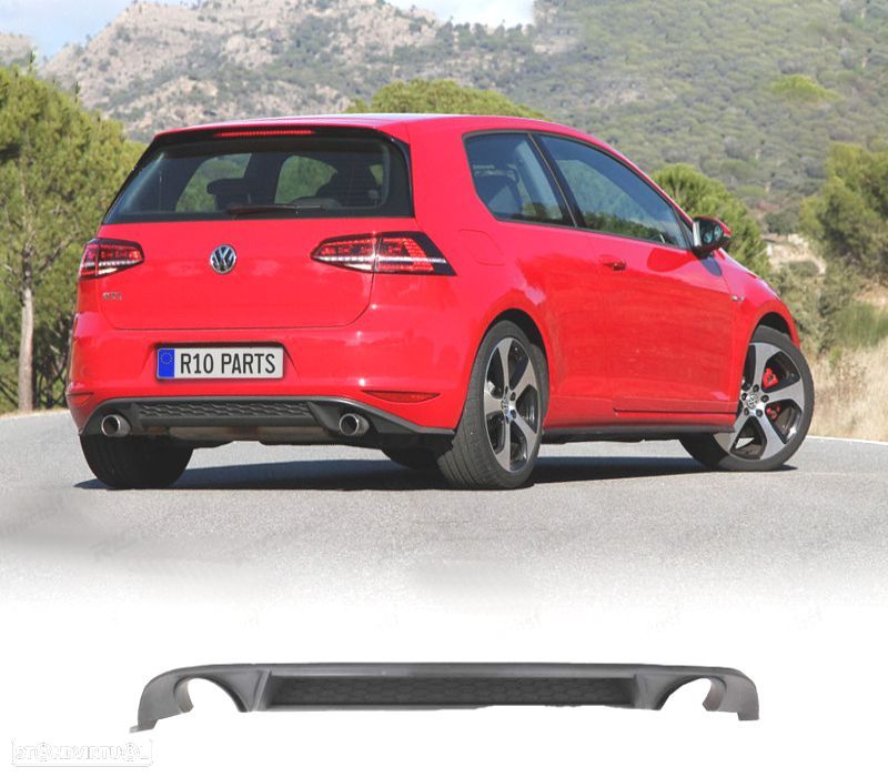 DIFUSOR VOLKSWAGEN VW GOLF 7.5 17-20 LOOK GTI - 1