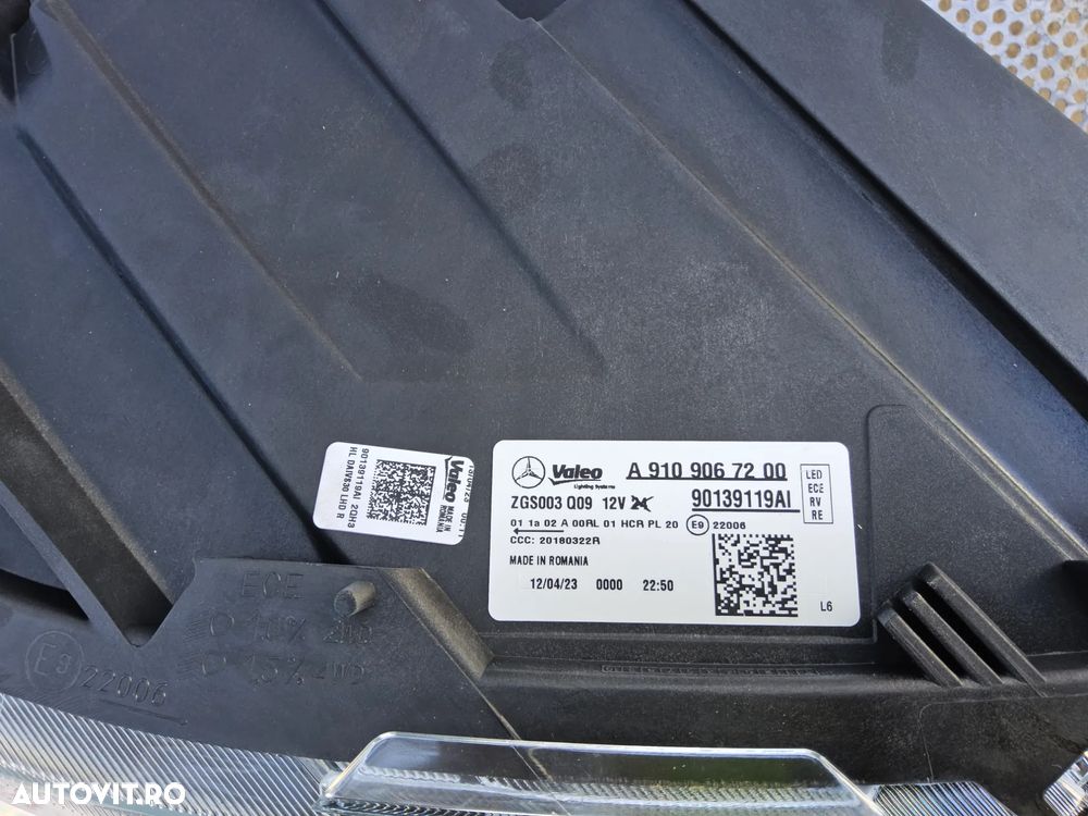 Far Led Mercedes Sprinter w907 faruri Led stânga dreapta cod a9109067200 a9109067100 - 7
