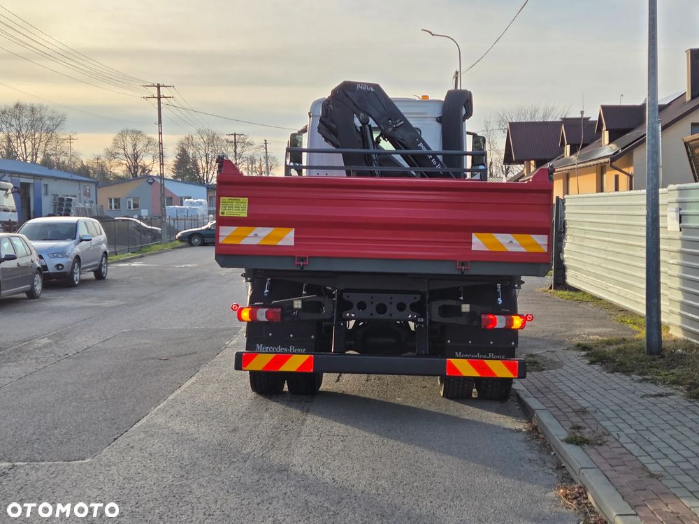Mercedes-Benz AROCS 1824 // HDS HMF 1420-K2 // PILOT FUNKCJE 5 i 6 // NOWY KIPER WYWROTKA // ZAWIESZENIE BUDOWLANE WYSOKIE // PRZED PIERWSZĄ REJ W PL - 29