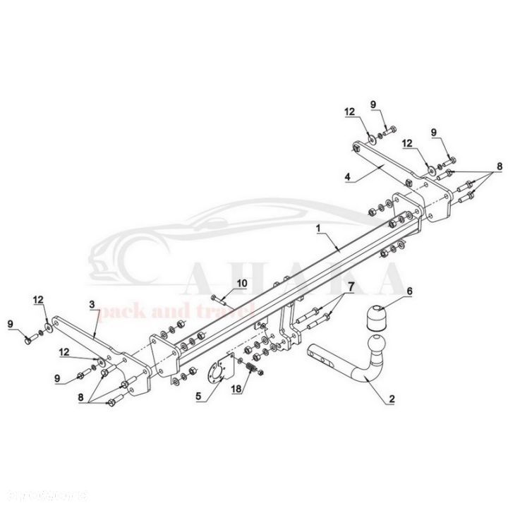 Hak Holowniczy Odkręcany Do Suzuki Vitara Od 2015 - 4