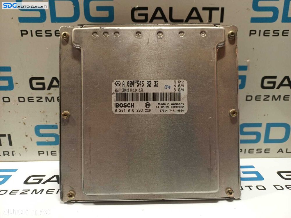 KIT Pornire ECU Calculator Motor Mercedes ML W163 2.7 CDI 1998 - 2005 Cod A0245453232 0281010283 1635452532 05371050 05047010 1635454032 [L1191] [L1192] - 2