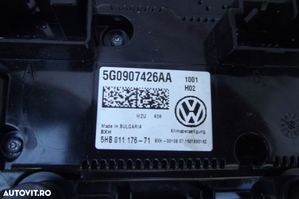Panou comenzi caldura AC VW Golf 7 VW Passat B8 dezmembrez VW Golf 7 - 4