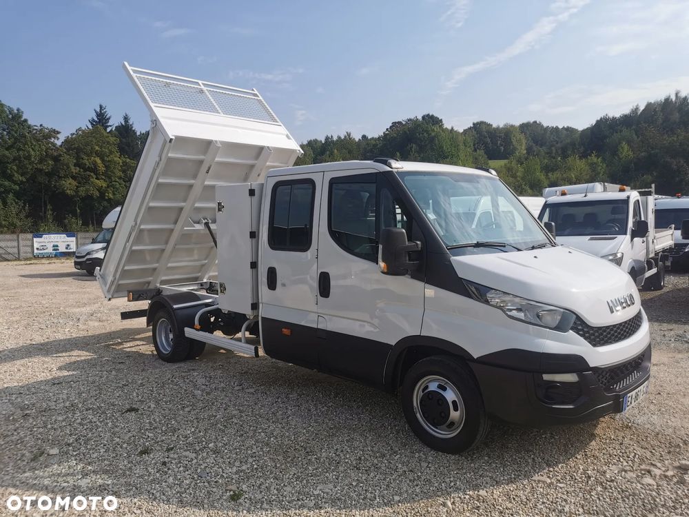 Iveco Daily 35C13 Brygadówka Klima 35-130 wywrotka kiper doka Dubel - 7
