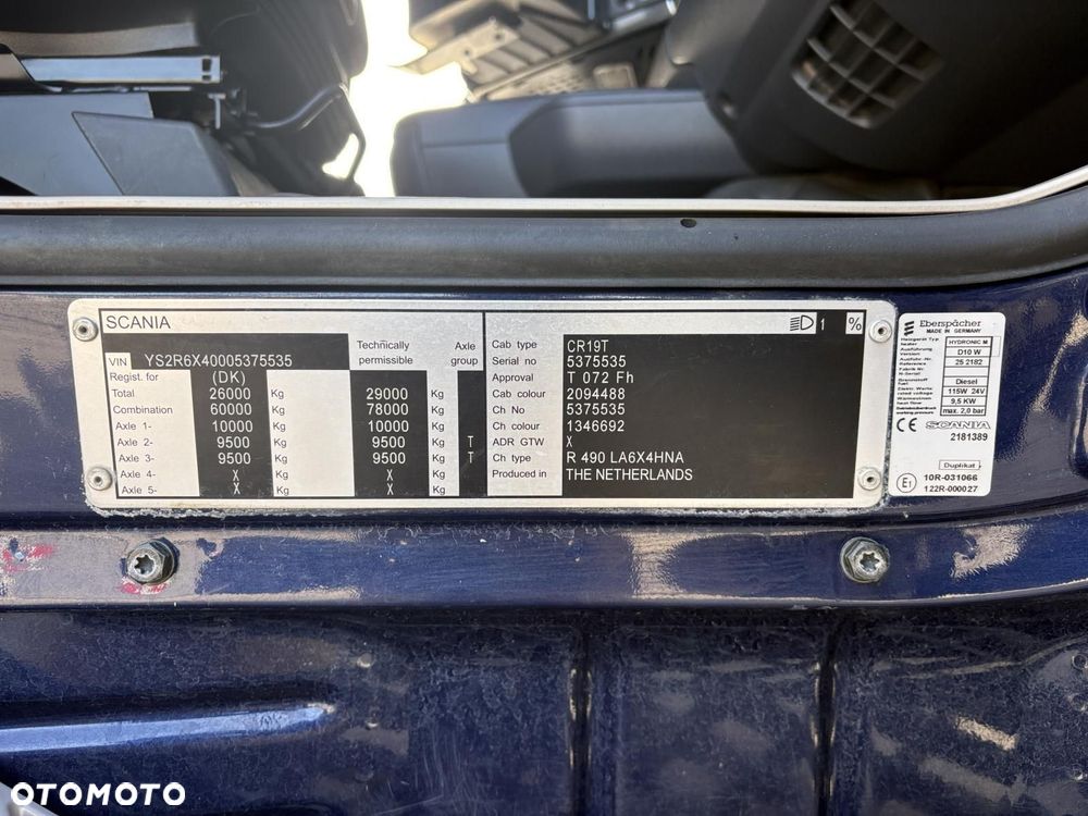 Scania R490 6x4 PALFINGER PK 53002 SH HDS Żuraw Siodło - 21