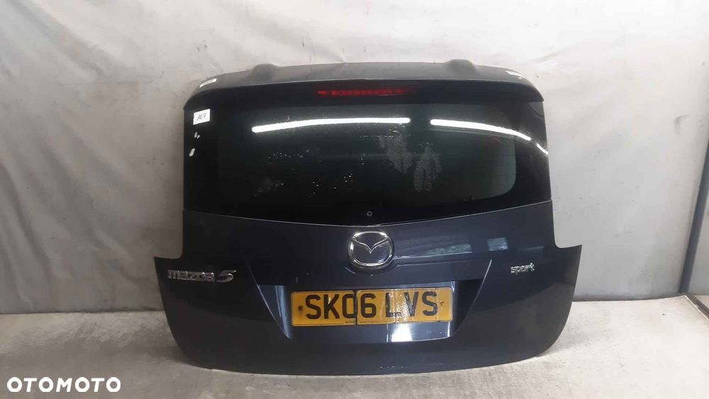 / KLAPA BAGAŻNIKA TYŁ TYLNA MAZDA 5 V SZARA GRAFITOWA - 1