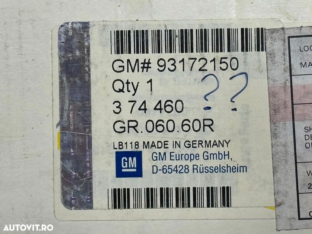 93172150 | Cap Planetara OEM | Opel Combo - 2