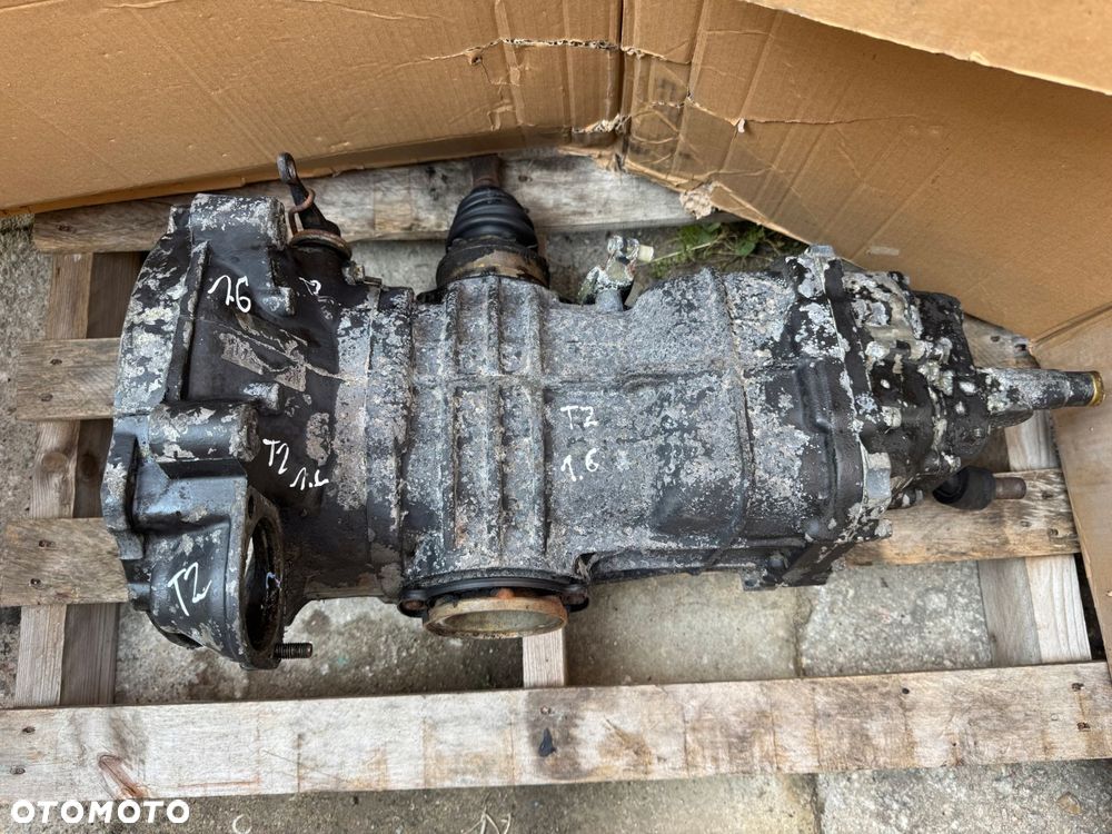 skrzynia biegów vw t2 1.6 cu cg transporter oryginał kompletna t3 - 4