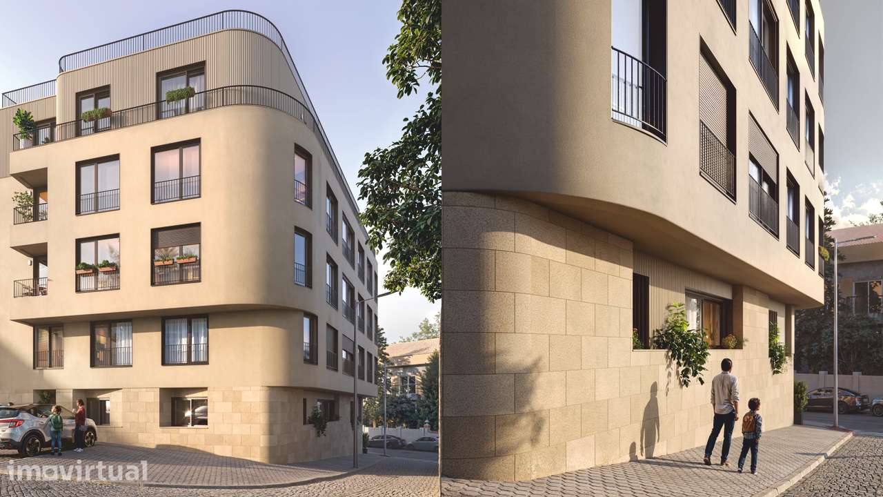 Apartamento T2 em construção com lugar de garagem em V. N. de Gaia - Grande imagem: 3/16