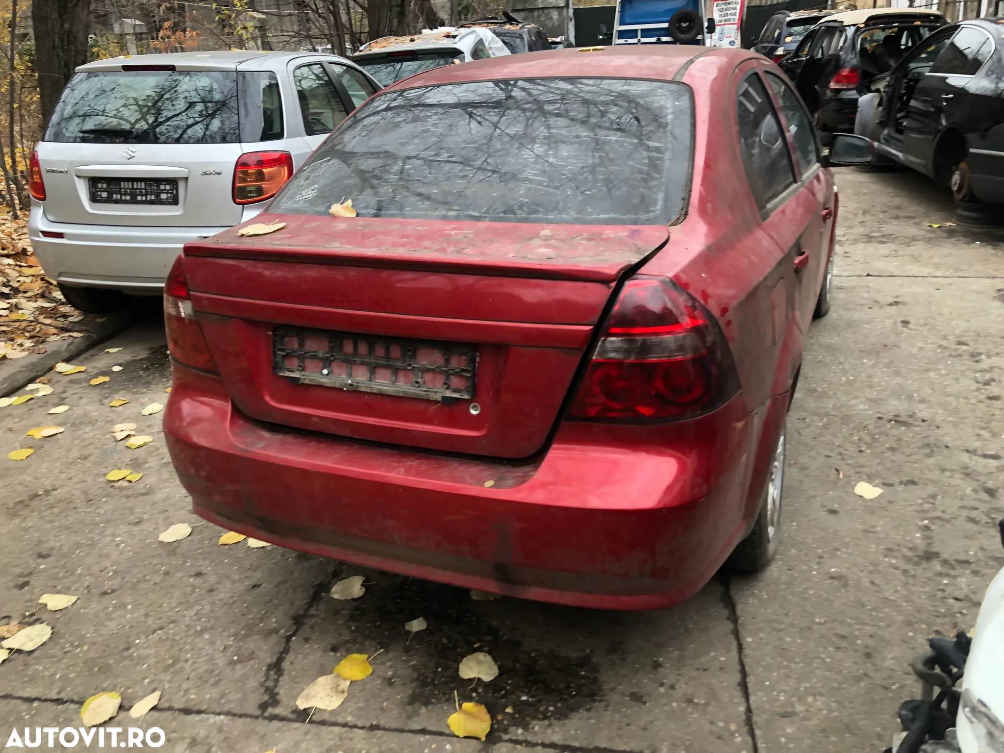 Dezmembrez Chevrolet Aveo 1.2 benzina visiniu rosu 2008 - 2