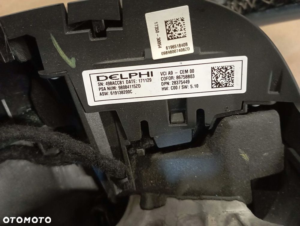 PEUGEOT 2008 KIEROWNICA SKÓRA MULTIFUNKCJA 98084115ZD - 6