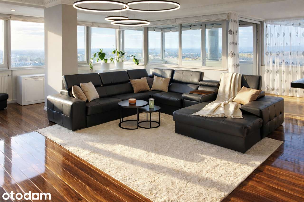 Najwyżej położony apartament z panoramą całego Krakowa Penthouse 148m2