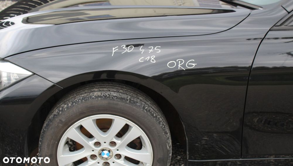 BŁOTNIK LEWY PRZÓD PRZEDNI BMW F30 F31 475 BLACKSAPPHIRE ORG LAKIER