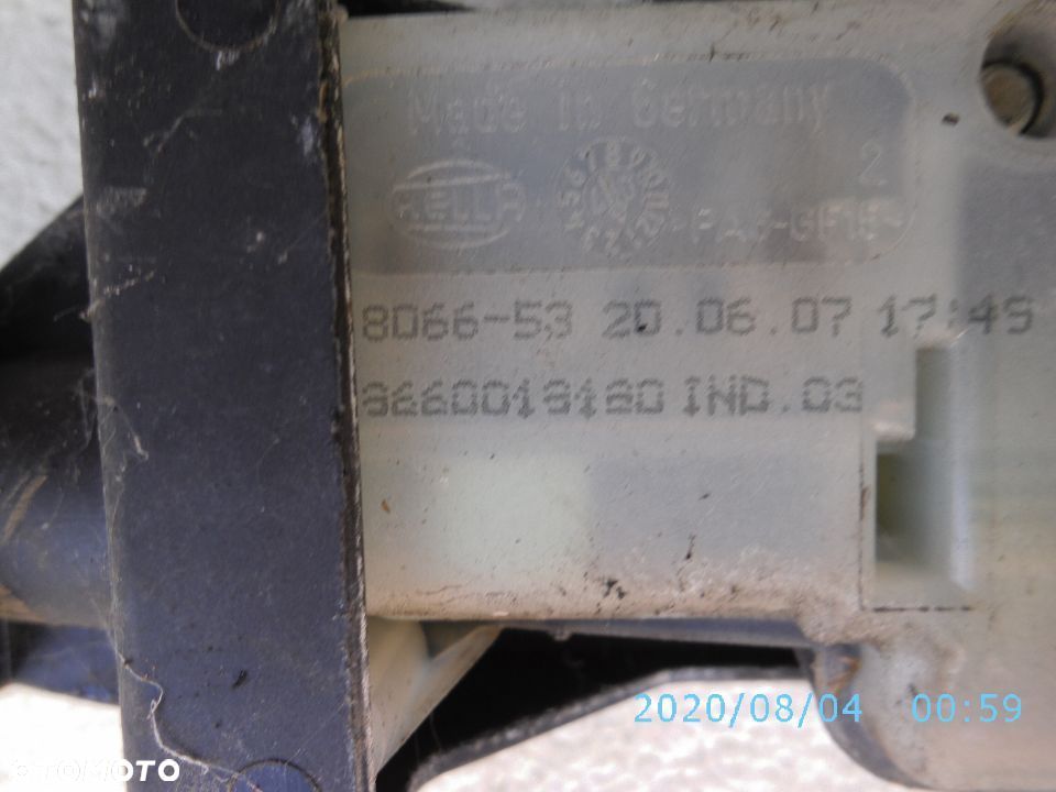 CITROEN C4 PICASSO SIŁOWNIK KLAPKI WLEWU PALIWA 8660018180 - 2