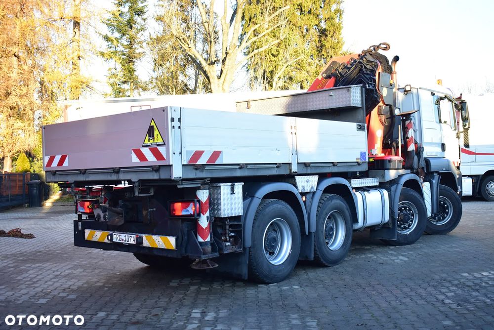 MAN TGS 35.480 / 8x6 H/ Skrzynia+Palfinger PK 85002 / Pilot/ Sprowadzony z Niemiec ! Stan wzorowy ! - 35