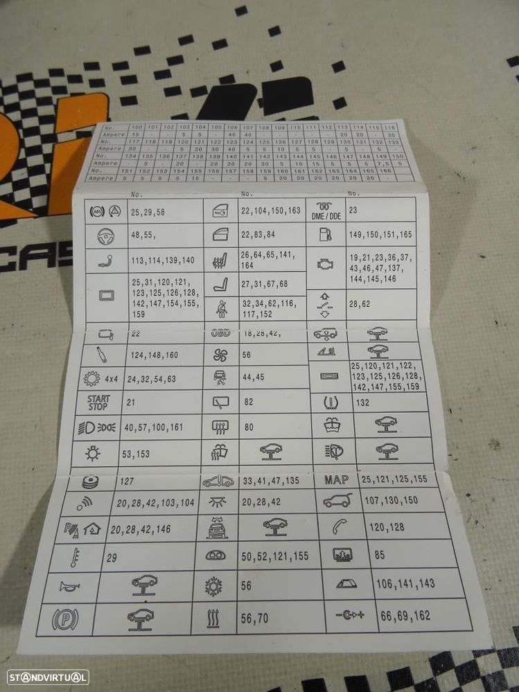 Caixa De Fusíveis Bmw 3 (F30, F80)  9261111 / 9 261 111 - 7