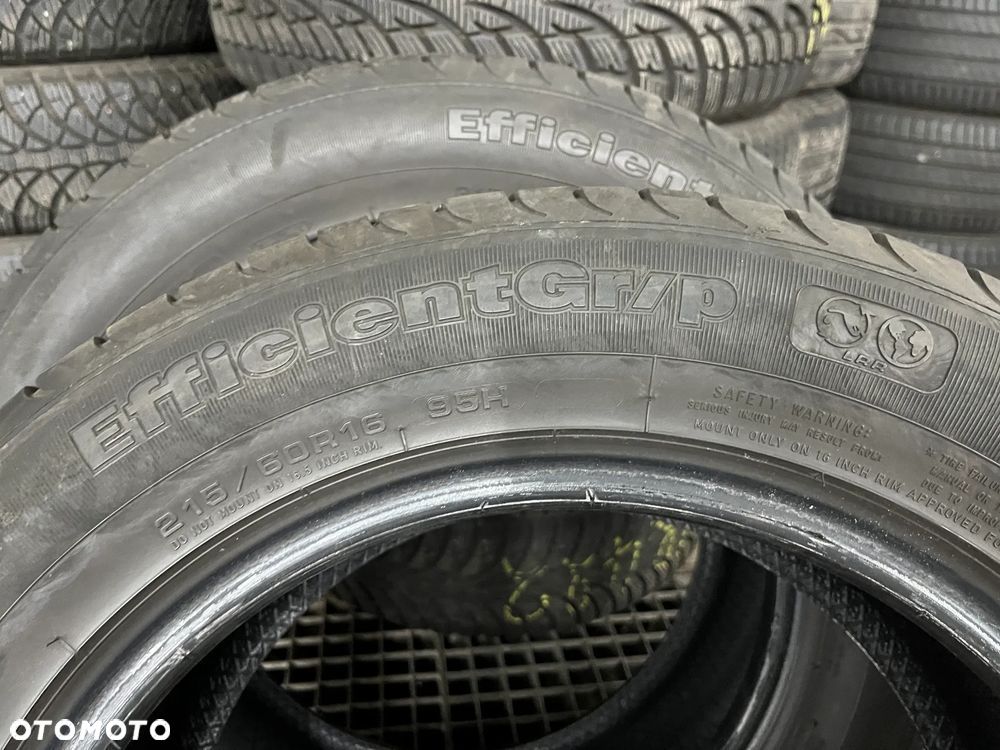 2x opony letnie 215/60r16 goodyear efficientgrip lrr 7,7mm Cena za 2x - 4